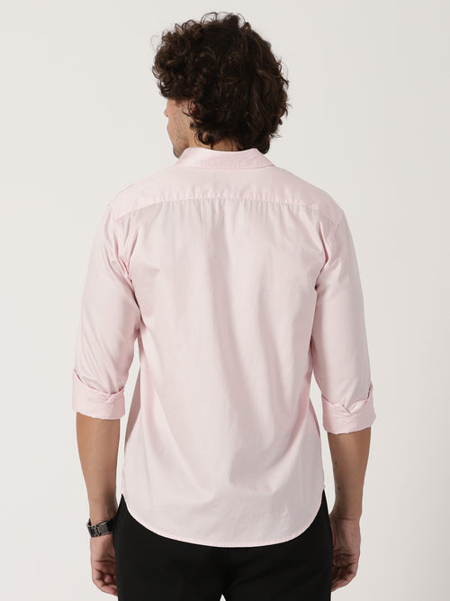 Baby Pink Solid Shirt