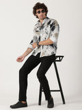 Abstract Print Casual Shirt