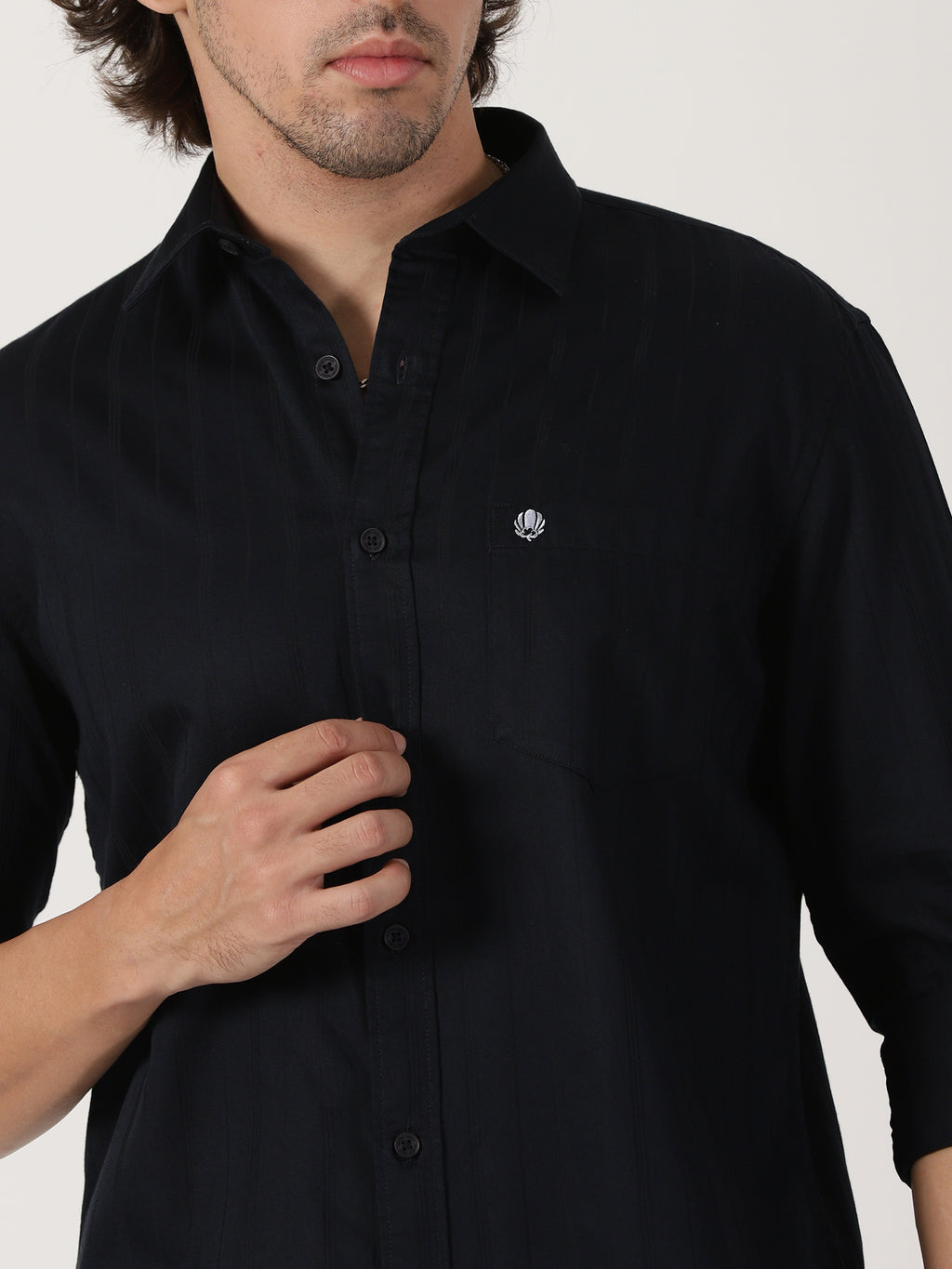 Black Solid Shirt