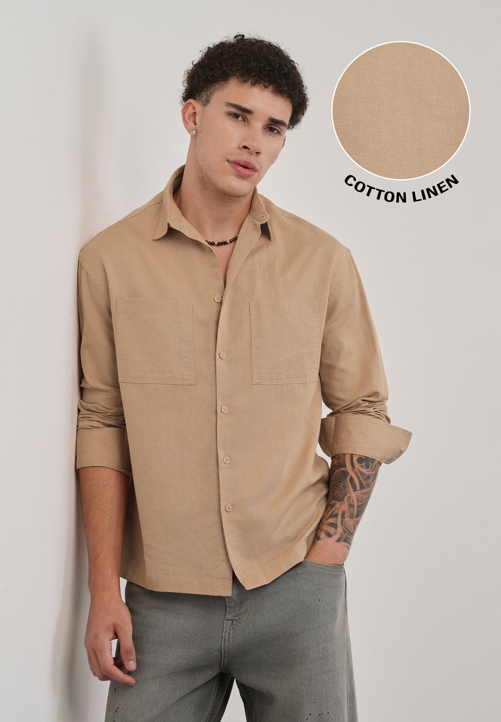 COTTON SHELL SHIRT