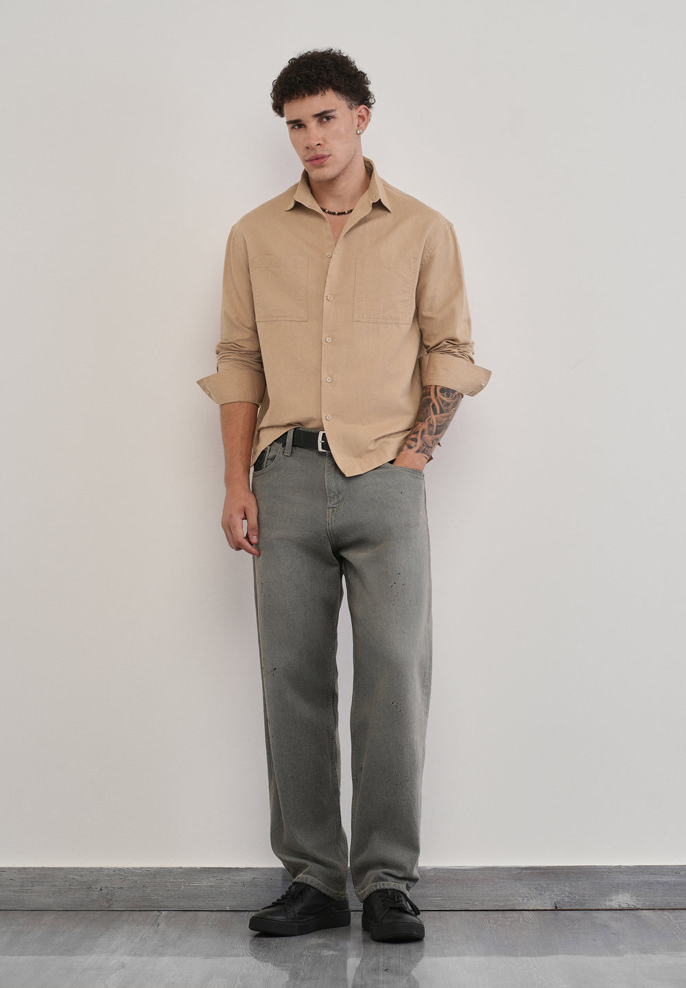 COTTON SHELL SHIRT
